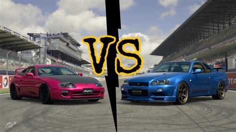 Supra Vs GTR In GT SPORT YouTube