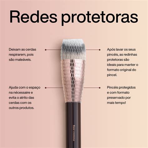 Pincel Profissional De Maquiagem Una Natura Para Make Blush Base Po