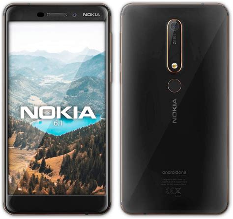 Nokia 6.1, 32 GB, 5.5 inch display, Android One, SIM-Free Smartphone ...