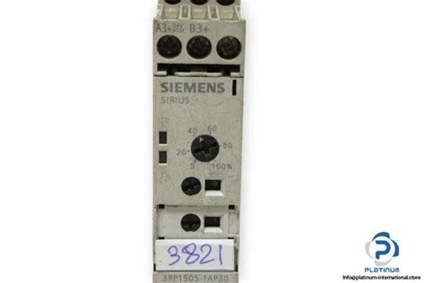 SIEMENS 3RP1505 1AP30 TIME RELAY Platinum International