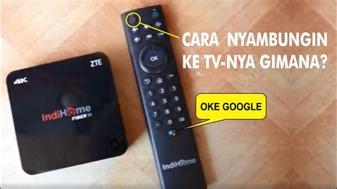 Setting Remote STB Usee TV Indihome 2020 Android 4K Bisa Asisten Google