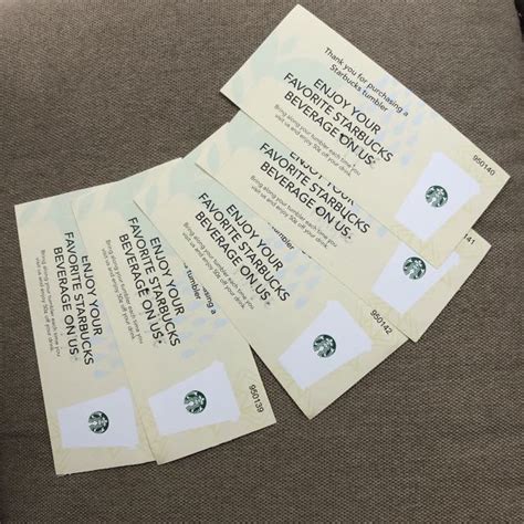 Starbucks Drink Voucher Everything Else On Carousell