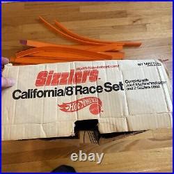 Car Track Set Vintage Hot Wheels SIZZLERS CALIFORNIA RACE