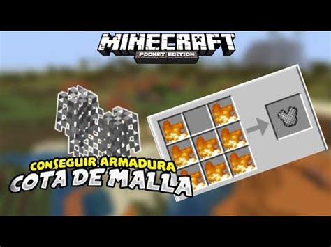 Como Craftear La Armadura De Malla En MINECRAFT PE 1 16 Chainmail