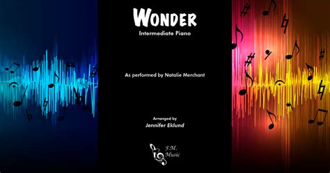 Wonder (Intermediate Piano) By Natalie Merchant - F.M. Sheet Music ...