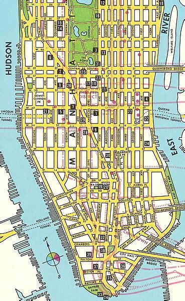 Map Of Lower Manhattan Our Beautiful Wall Art And Photo Gifts