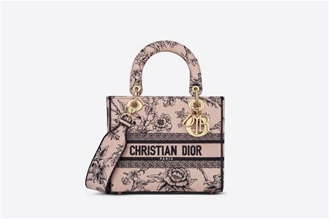 Sac Christian Dior Medium Lady D Lite Rose