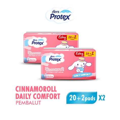 Jual Hers Protex Daily Comfort Day Pembalut Wanita Cinnamoroll Bag Isi