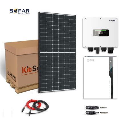 Kit Solaire W Autoconsommation Hybride Lithium Kwh Sofar Solar