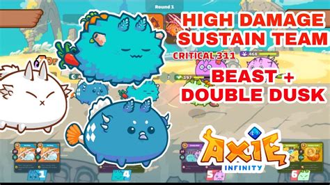 BEAST DOUBLE DUSK TEAM VS JUMPING POISON AXIE INFINITY YouTube