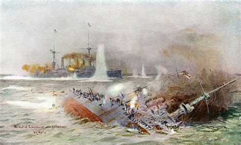 Battle of the Falklands, 8 December 1914