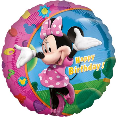 Alles Gute Zum Geburtstag Folienballon Minnie Mouse Zauberdrache