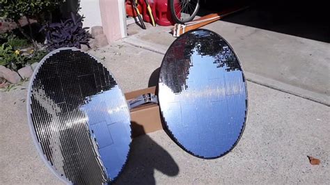 Update Dual Parabolic Mirror Dish Solar Cooker Youtube