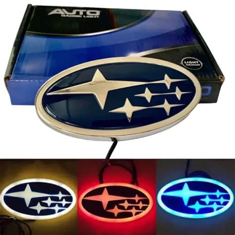 X Amazing Led Subaru Emblem Licht Auf Auto Carledlogo