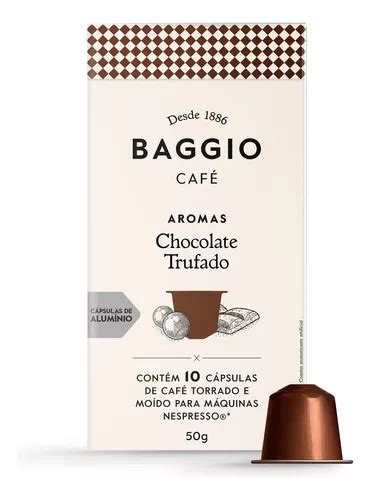 Baggio Aromas Caf Em C Psula Chocolate Trufado Para Nespresso Unidades