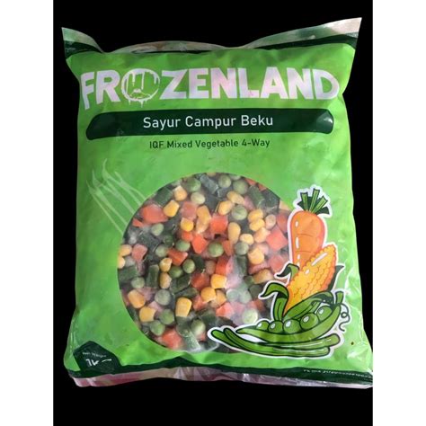 Jual FROZENLAND SAYURAN CAMPUR MIX VEGETABLE 4 WAY 1KG Shopee Indonesia