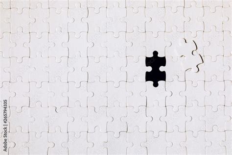 Jigsaw Puzzle With Missing Piece Missing Puzzle Pieces Concept Image