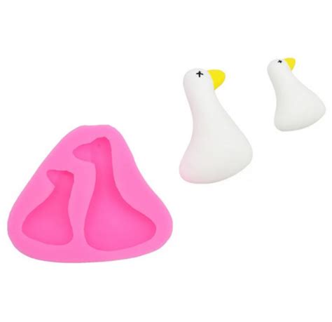 Molde silicón patito x2 INSUMOSDJ EC