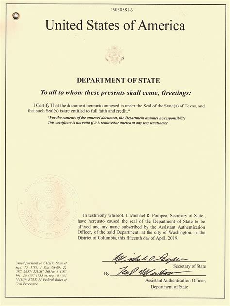 Department Of State Apostilleus Department Of State Apostillefbi