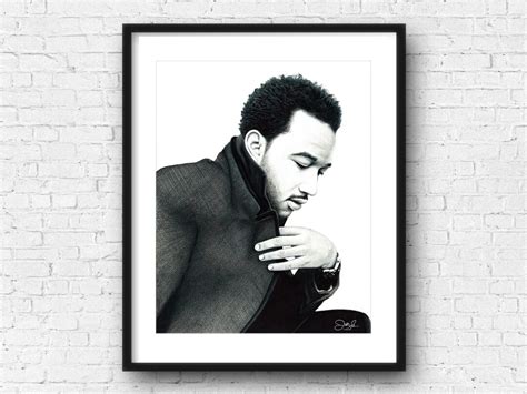 Legend John Legend African American Art Black Art Wall Art Art Print Multiple Sizes - Etsy