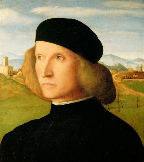 Giovanni Bellini Portret Van Een Man 1505 Paneel Renaissance