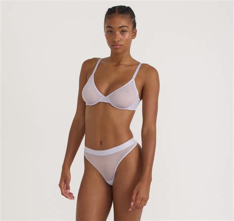 Mesh Unlined Demi Bra | Only $ 58 | Organic Basics