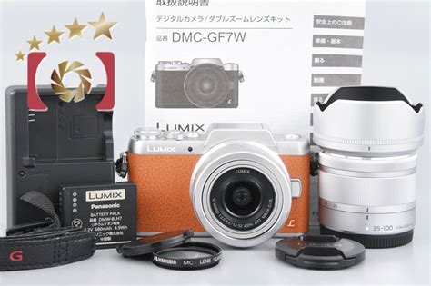 中古Panasonic パナソニック LUMIX DMC GF7W ダブルズームレンズキット ブラウン 中古カメラフィルムカメラを