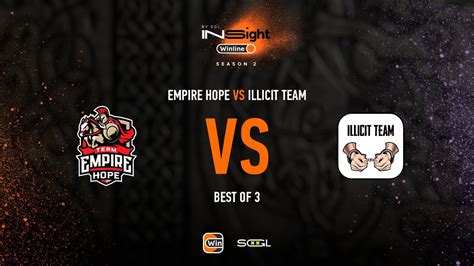 Dota 2 Team Empire Hope Vs Illicit Team Bo3 Group Stage YouTube