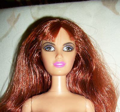 Nude Red Haired Barbie Drew Lara Head Sculpt For Ooak See Description