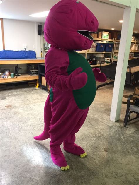 Halloween barney costume - snowsenturin