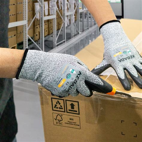 Snapklik.com : Cut Resistant Gloves, ANSI A2 Cutting Glove, PU Coated