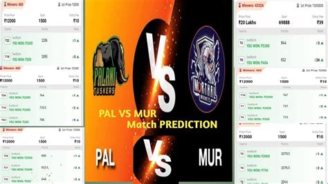 Pal Vs Mur Kabadi Match Prediction Pal Vs Mur Dream 11 Match Team Pal