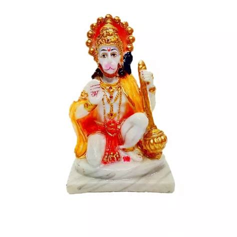 HINDU GOD Lord Hanuman Ji Bajarangbali Idol Sculpture Statue Figurine