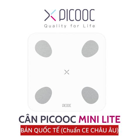 Cân điện tử thông minh PICOOC Mini Lite - Phiên bản Quốc Tế - App TIẾNG ...