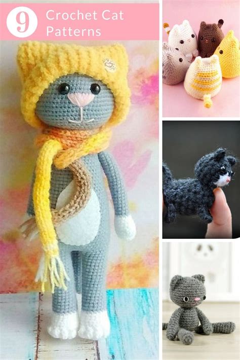 9 Awesome Crochet Cat Patterns | Free Knitting Patterns | Handy Little Me