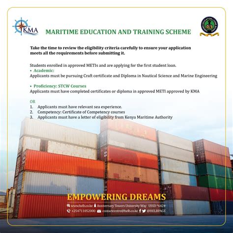 Official Helb Page On Twitter Pursuing Maritime Related Courses At