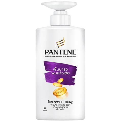 Leemart แชมพู แพนทีน Pantene 380ml ยาสระผม แพนทีล ทำความสะอาดเส้นผม แพนทิน สูตร โททัลดาเมจแคร์