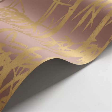 The Bamboo Papers By Farrow Ball Or Rose Wallpaper Wallpaper