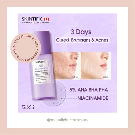 Jual Skintific 5 Aha Bha Exfoliating Toner 80ml Shopee Indonesia