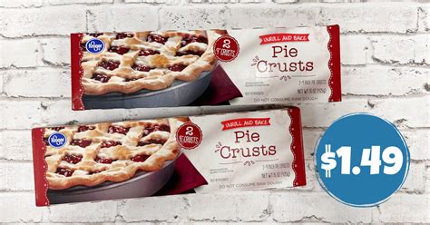 Kroger Pie Crust ONLY $1.49! - Kroger Krazy