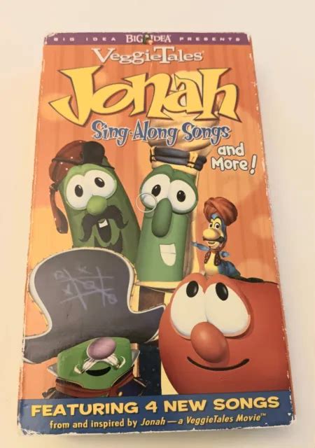 Veggietales Jonah Sing Along Songs Vhs Picclick Uk