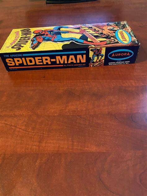 1966 Aurora Amazing Spiderman Model Kit 477 100 Mib Complete Gorgeous