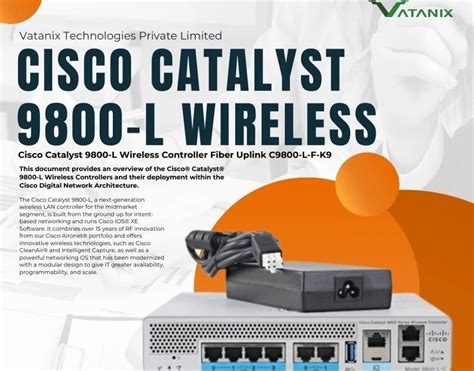 Cisco Catalyst 9800 L Wireless Controller Fiber Uplink C9800 L F K9 At