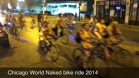 Chicago 2014 Naked Bike Ride YouTube