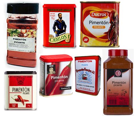 Ejemplos de pimentón picante normal CocinaSinReceta