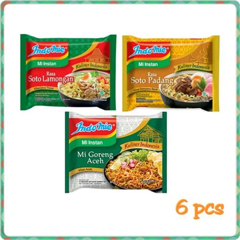 Jual Indomie Kuliner Indonesia Mie Goreng Aceh Soto Padang Soto