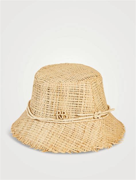 Ruslan Baginskiy Straw Bucket Hat Holt Renfrew