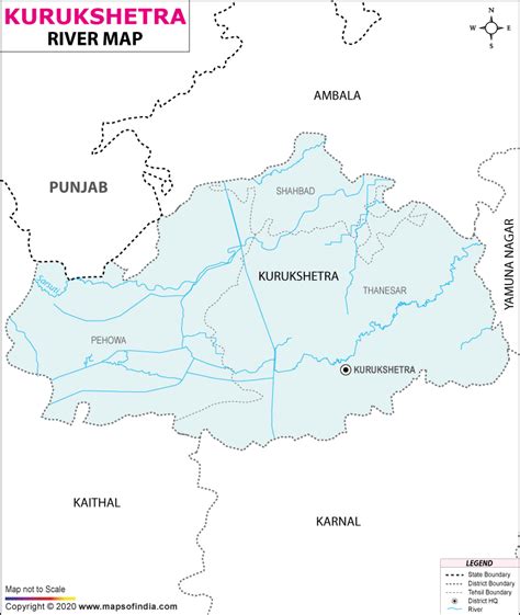 Kurukshetra River Map