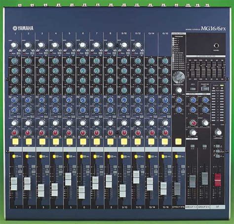 Yamaha MG16 6FX Mixing Desk True Sound Hire