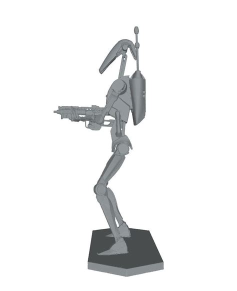 Star Wars B1 Series Battle Droid Stl Model Digital Download Etsy